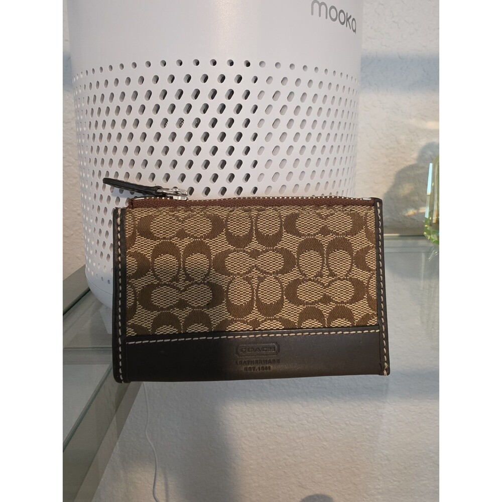 Coach Signature Mini Skinny ID Case